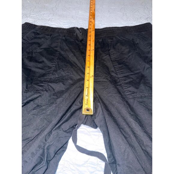 Lane Bryant Black Cropped Pants 22/24 Cotton Spandex Womens Plus Size - Picture 7 of 8